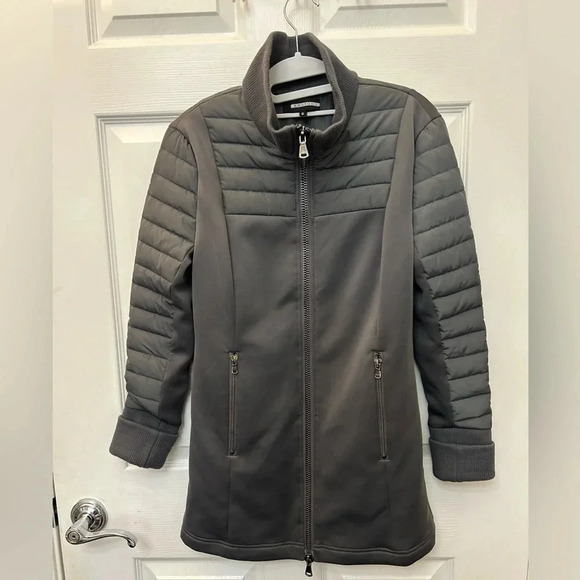 Anatomie Quilted Lightweight Gray Travel Jacket Size Small - Picture 2 of 6